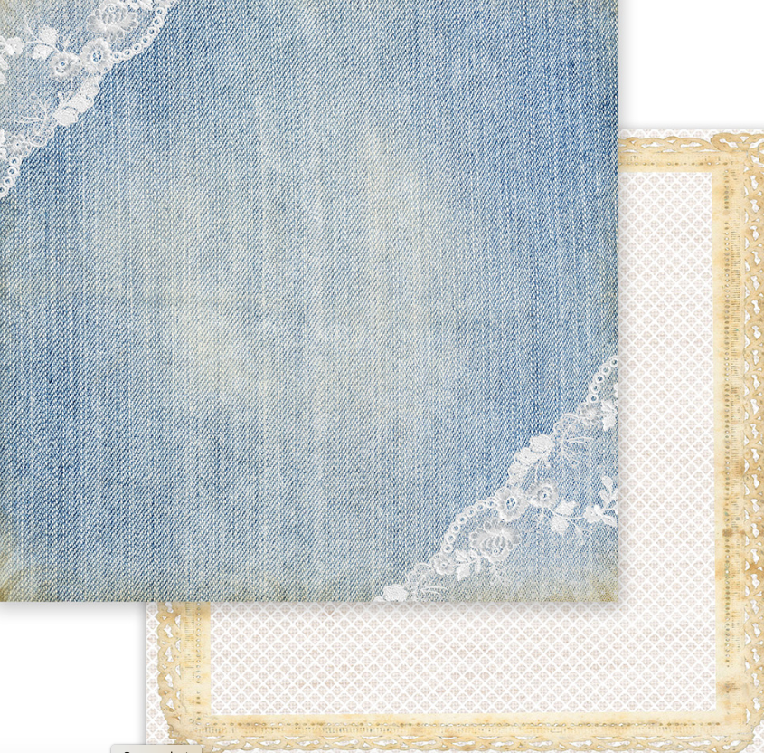 12 x 12 Denim Daydream Collection paper pack - Image 2